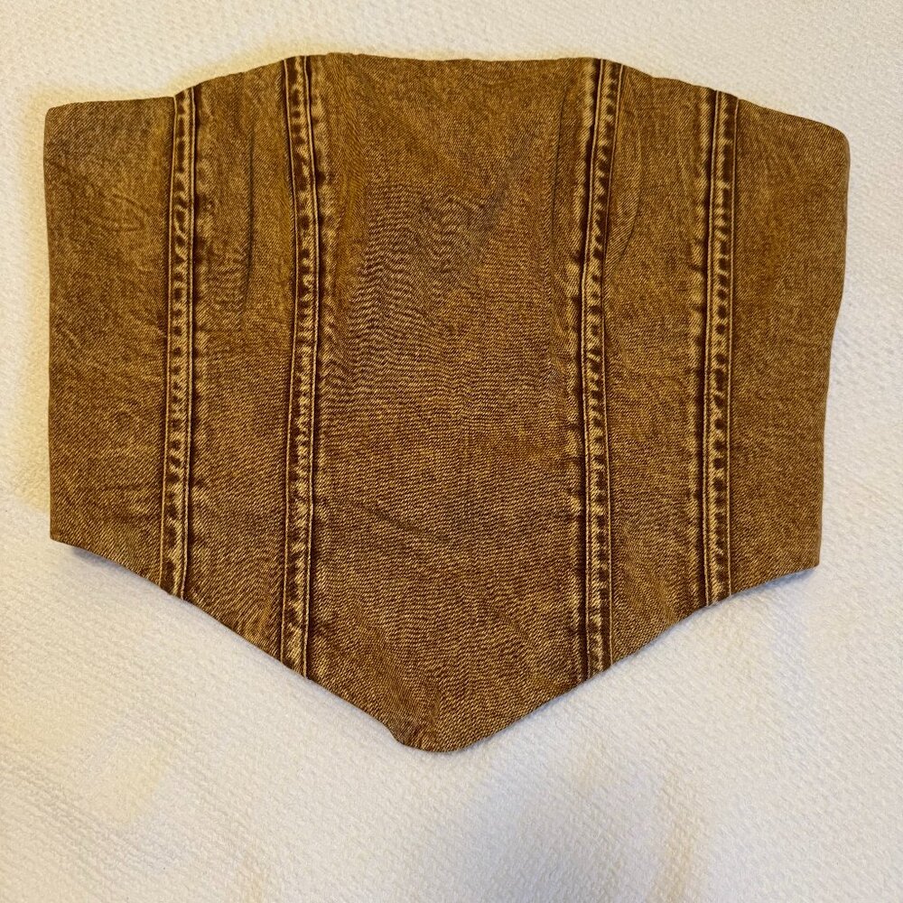 Jean Corset Top (Strapless)